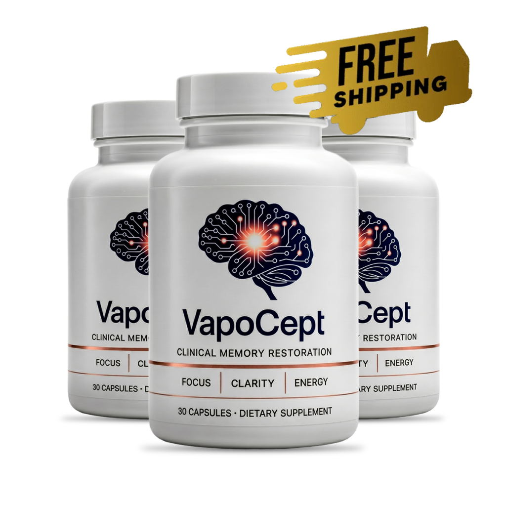 VapoCept clinical memory restoration supplement, 3-bottle kit